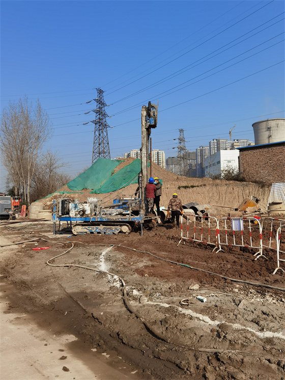 西安市紅光路，熱電廠，三星工業園區電力工程基坑支護施工